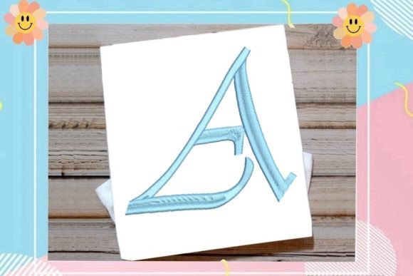 Beautiful Monogram a Letter