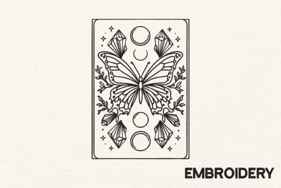 Bohemian Butterfly Tarot Card