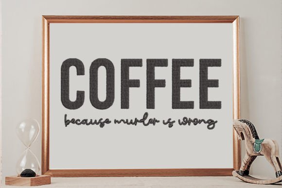 Coffee Because Murder is Wrong