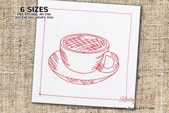 Coffee Cup in Saucer: A Whimsical Touch for Handmade Gifts