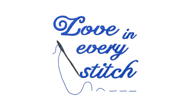 Love in Every Stitch Quilt Label