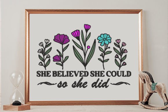 She Believed, She Could, so She Did