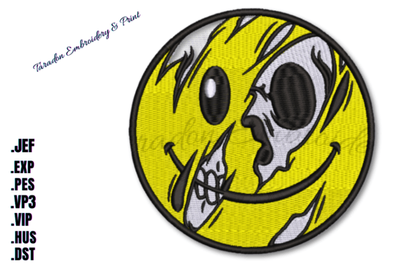 Skull Unveiling Smiley