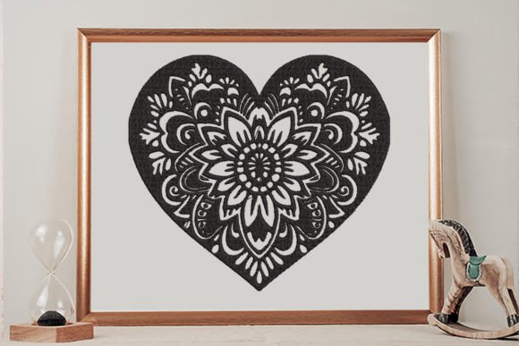 Zentangle Embroidery Design